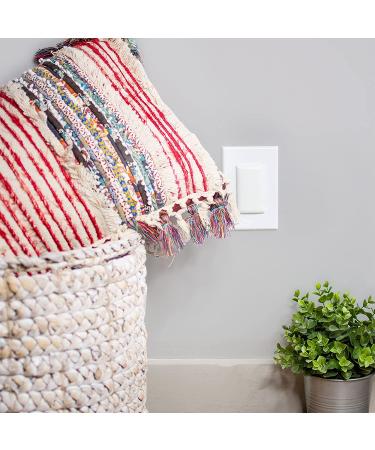 Qdos StayPut Double Outlet Plug Cover - Secure Fit, Beveled Edges - 6 Pack, White - Buy Online on SooperMarket.com