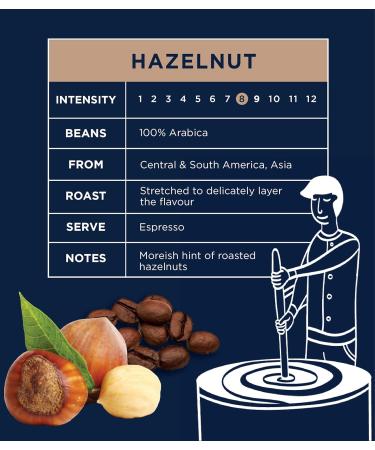 CafePod Hazelnut Flavoured Coffee Pods - 60 Nespresso Compatible Capsules - Buy Online on SooperMarket.com