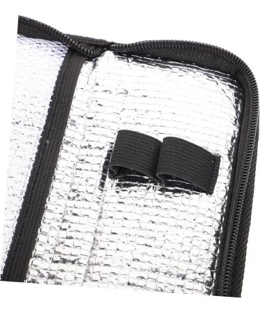 Portable Insulin Cooler Pack | Travel Medication Cooling Case | Diabetic Organizer Bag | 20x7cm | Black - Buy Online on SooperMarket.com