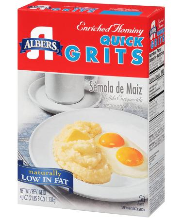 Albers Quick Grits 40oz: Premium Southern-style Corn Grits for Fast & Delicious Meals - Buy Online on SooperMarket.com