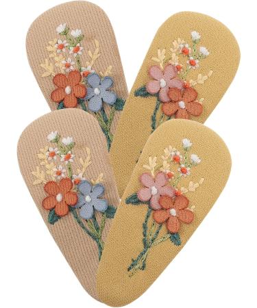 ABOOFAN 6 Pairs Hairpin No Slip Fabric Hair Clip Kids Accessories for Girls Kids Hair Clip Girl Cute Hair Barrettes for Fine Hair Baby Hair Pin Alloy Toddler Little Girl Cloth Flowers - Buy Online on SooperMarket.com
