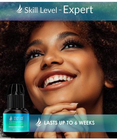 Stacy Lash Extra Strong Evolution Advanced Eyelash Extension Glue - 1 Sec Drying - 6 Weeks Retention - Professional Use Only - Black Adhesive - Buy Online on SooperMarket.com