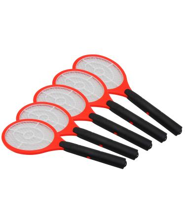 MC POWER - electric fly swatter insect killer fly catcher | Battery operated with 2x AA/Mignon 46cm long (pack of 5)