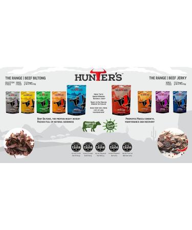 Hunters Beef Snack 16 Pack Variety Beef Jerky 448g Mixed Flavours - Grass Fed Beef Jerky Snack - Beef Strips - High Protein Snacks - Carnivore Snacks - Low Calorie - Meat Snacks Beef Crisps - Buy Online on SooperMarket.com