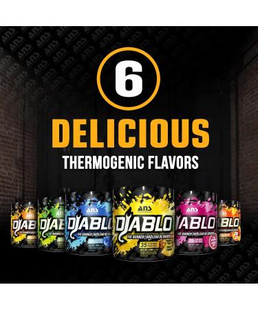 ANS Performance Diablo (35 Servings 4.9 oz) - Energy Powder for Elevated Strength & Stamina - With Added Kinetq Garcinia L Carnitine - Thermogenic Formula - Delicious Flavours (Clementine) - Buy Online on SooperMarket.com