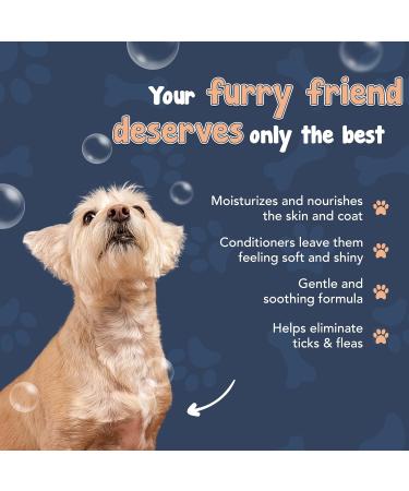 Shampoodle Sweet Orange & Tea Tree Dog Shampoo & Conditioner 500ml - Flea & Tick Repellent - pH Balanced Vegan Formula with Aloe Vera & Vitamin E - Buy Online on SooperMarket.com