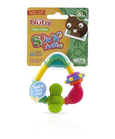 Nuby Spin N' Teethe Teether - Colors May Vary, 1 Count - Buy Online on SooperMarket.com
