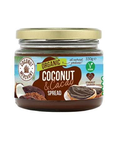 Coconut Merchant Organic Coconut Jam with Cacao | Vegan Friendly Gluten Free and Dairy Free | Ethically Sourced