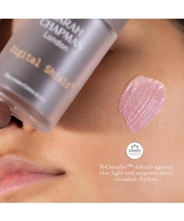 Sarah Chapman Digital Shield Day Cream - Lightweight Antioxidant Moisturiser with Anti-Pollution & Blue Light Protection - Energises Skin & Boosts Natural Luminosity 50ml - Buy Online on SooperMarket.com