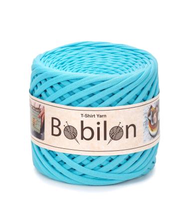 Primary T-Shirt Yarn for Crocheting  Knitting Yarn Fabric Cloth  T-Shirt Yarn 110 Yards for Macrame  Hand DIY Bag Basket Cushion Projects 5-7 mm Arctic