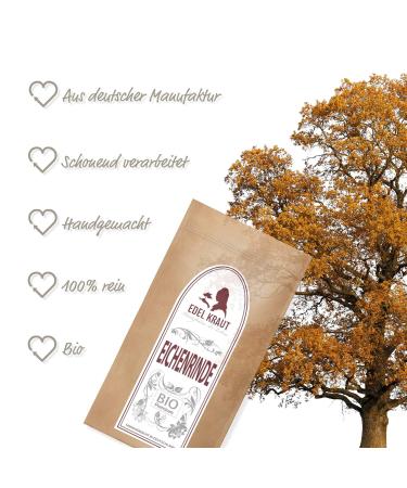 Organic Oak Bark Tea - Premium Quality 100g | Authentic Oak Bark Cut for Wellness - Buy Online on SooperMarket.com