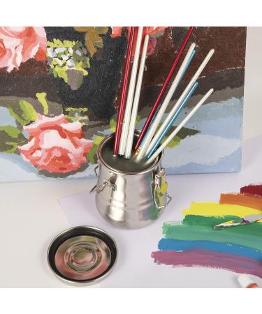 MyLifeUNIT Stainless Steel Paint Brush Washer - Airtight Cleaner for Painting (Medium) - Buy Online on SooperMarket.com