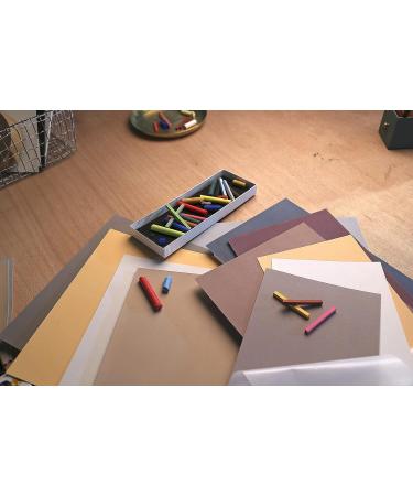 Clairefontaine - Ref 96008C - Pastelmat Pastel Card Pad No.2 (12 Sheets) - 360gsm Card - 30 x 40cm - Assorted Colours - Specially Formulated for Use with Pastels 30 x 40 cm Card Pad No 2 - Buy Online on SooperMarket.com