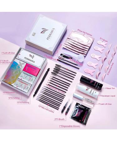 PERMANIA Eyelash Lift Kit - DIY Fuller Eyebrows Lifting & Curling Solution - Buy Online on SooperMarket.com