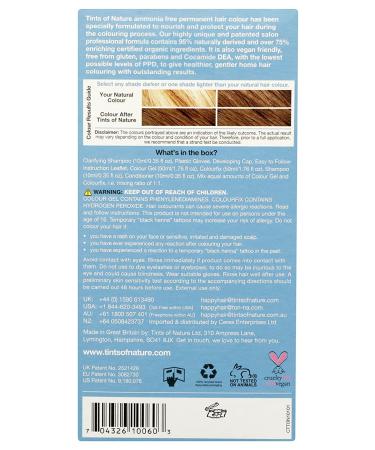 Tints Of Nature Organic Hair Color - Dark Blond 6N, 4.4 Fl Oz | Natural Hair Dye - Buy Online on SooperMarket.com