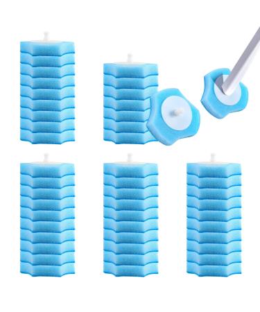 Yheonver Disposable Toilet Cleaning System Disposable Toilet Flushable Refill Brush Flushable Refills - 48 Refills
