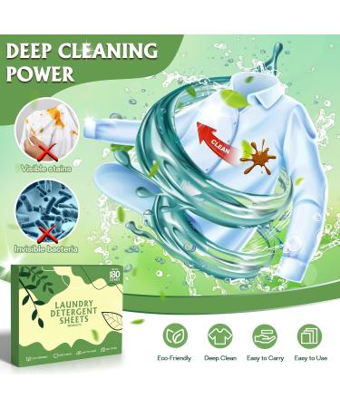 YOGINGO Eco-Friendly Laundry Detergent Sheets - 90 Sheets 180 Loads | Liquid-Less Technology for Travel | Plastic-Free Laundry Soap - Buy Online on SooperMarket.com