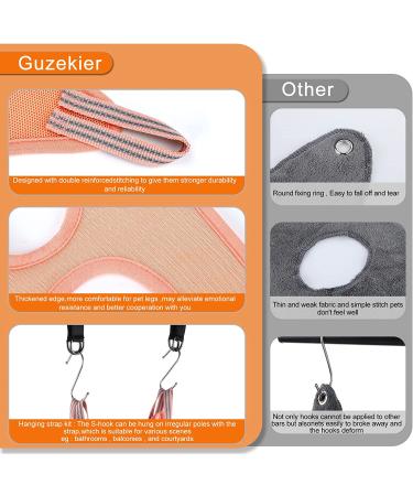 Pink Pet Grooming Hammock Kit for Cats & Dogs with Nail Clippers, Comb & File - Adjustable Harness for Bathing & Washing - Buy Online on SooperMarket.com
