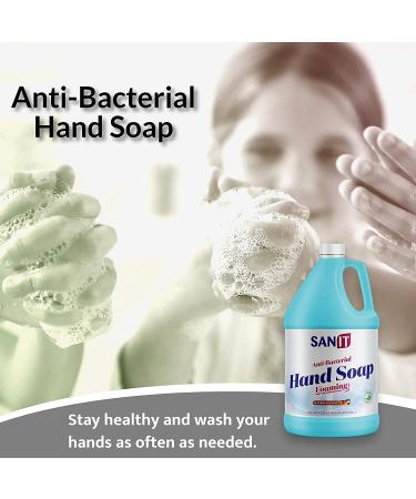 Sanitأ‚ Antibacterial Foaming Hand Soap Refill with Aloe Vera - All-Natural, Moisturizing, 1 Gallon Mango Coconut - Made in USA - Buy Online on SooperMarket.com