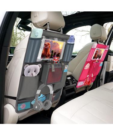 Annmore Car Organizer with Toniebox Holder and iPad Bag - Seat Back Cover and Organiser for Tonies Characters - Grey - 1 Piece - Buy Online on SooperMarket.com