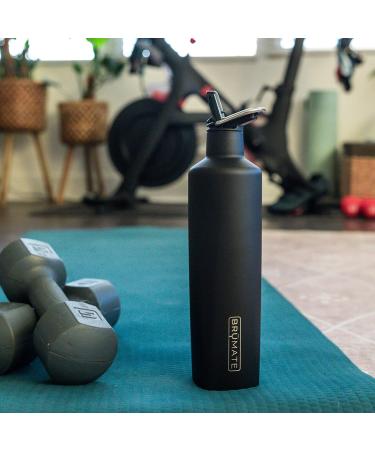 Br Mate ReHydration 25oz Insulated Water Bottle with Straw - Leakproof Stainless Steel Canteen - Dark Aura - Buy Online on SooperMarket.com