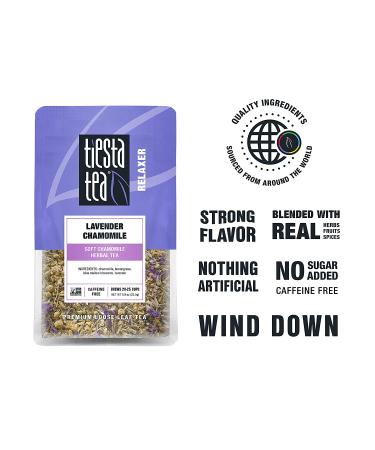 Tiesta Tea Lavender Chamomile - Herbal Loose Leaf Tea, 0.9 oz, Caffeine-Free, Stress Relief, 25 Cups - Buy Online on SooperMarket.com