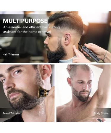 Hair Clipper with Earpick Accessories Professional Cordless Hair Trimmer Barber Trimmer Rechargeable T Type Classical Sculpting Texture Hair Trimmer Hair Clippers - Buy Online on SooperMarket.com