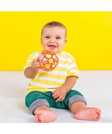 Oball Rattle Red - Flexible Easy-to-Grip Toy for All Ages | International Shipping Available - Buy Online on SooperMarket.com