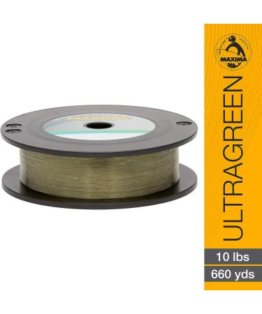 Maxima Fishing Line Maxi Spools Ultragreen 10lb - 660yd | High Performance Fishing Line - Buy Online on SooperMarket.com