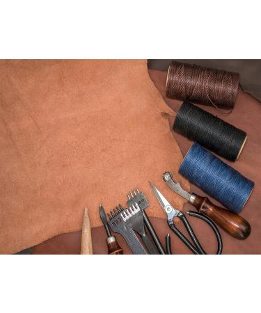 21-Piece Leather Sewing Kit and Upholstery Repair Set for DIY Crafts and Shoe Repair - Buy Online on SooperMarket.com