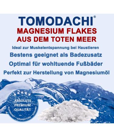 100% Natural Dead Sea Magnesium Flakes - Premium Magnesium Crystals & Chloride for Oil Spray Foot Bath & Salt Soak | 1kg - Buy Online on SooperMarket.com