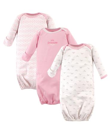 Luvable Friends Baby Girls' Nightgown 0-6 Months Tiara