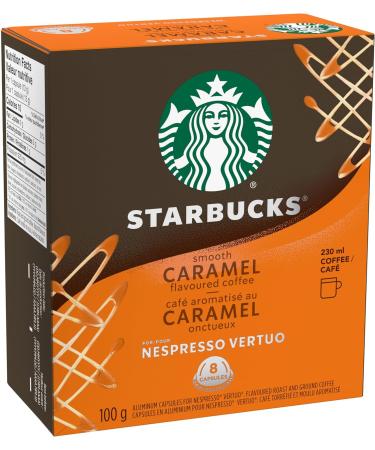 Starbucks By Nespresso Pike Place Roast Coffee Pods Medium Roast Nespresso Vertuo Line & Smooth Caramel For NESPRESSO VERTUO Flavoured Blonde Roast Notes of Buttery Caramel and Vanilla Coffee+Smooth Caramel - Buy Online on SooperMarket.com