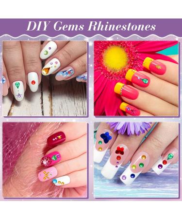9 Sheets Eye Body Face Gems - Self-Adhesive Rhinestone Stickers for Festival Makeup & Nail Art | Crystal Rainbow Decoration - Buy Online on SooperMarket.com
