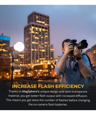 MagMod MagSphere - Versatile and Effective Flash Diffuser Modifier - Buy Online on SooperMarket.com