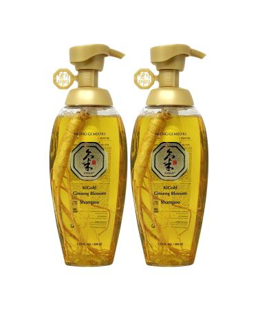 Daeng Gi Meo Ri- Ki Gold Ginseng Blossom Shampoo 13.5 FL OZ/ 400ml Real Ginseng Inside Herbal Shampoo Hair Growth Preventing Hair Loss (2)
