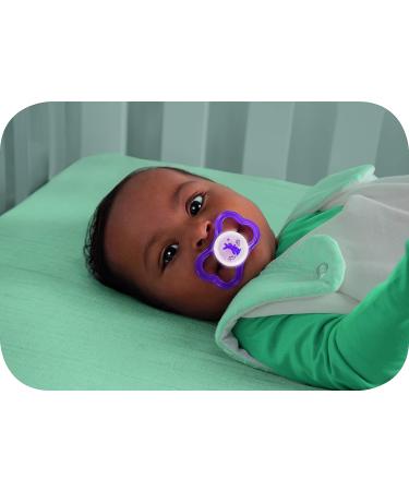 MAM Air Night & Day Baby Pacifier 3 Count Pack - Glows in The Dark, Sensitive Skin, 6-16 Months, Girl - Buy Online on SooperMarket.com