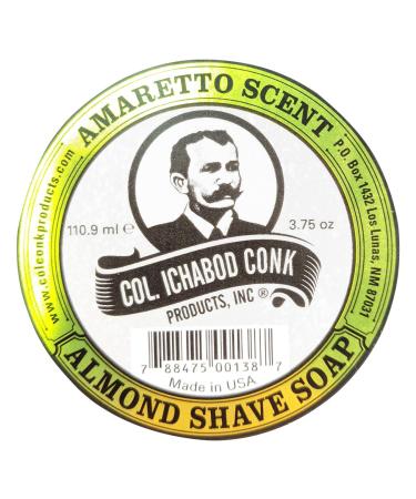 Col. Conk Almond Shaving Soap 3.75 oz - Premium Large Size - Buy Online on SooperMarket.com