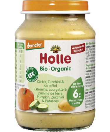 Holle Organic Pumpkin Zucchini & Potato (2 x 190 gr)