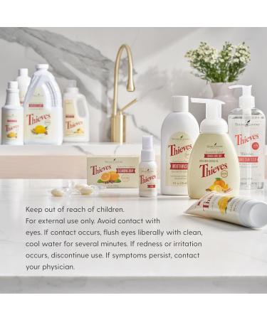 Thieves Foaming Hand Soap Refill - 32 oz | Young Living Essential Oils | Natural & Antimicrobial for Healthy Hands - Buy Online on SooperMarket.com