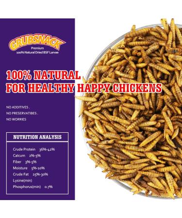 Zower 5 lbs Natural Mealworms - High Protein Scratch Treats with 85X More Calcium for Chickens, Birds, Amphibians & Reptiles - Buy Online on SooperMarket.com