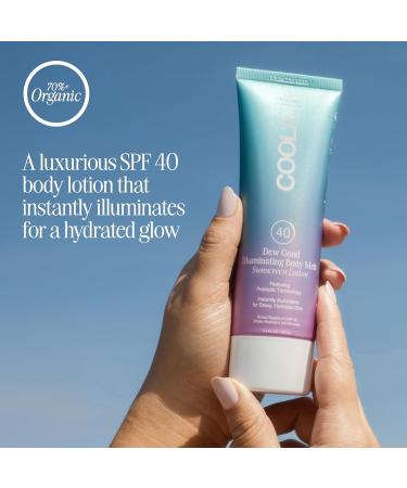 COOLA Organic Dew Good Illuminating Probiotic Serum SPF 30 | Natural Sunscreen with BlueScreen Technology for Glowing Skin - Buy Online on SooperMarket.com