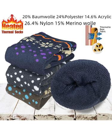 Fayhijun Merino Ski Socks for Men Women & Kids Warm Breathable Thermal Sports Socks for Skiing & Snowboarding (Sizes 36-38 Dark) - Buy Online on SooperMarket.com