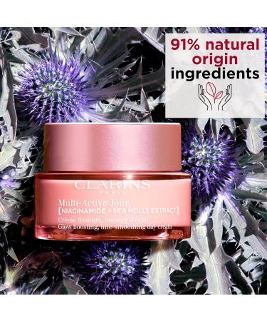 Clarins NEW Multi-Active Day Moisturizer with Niacinamide - Smooth Fine Lines Tighten Pores Even Tone & Texture Boost Glow - All Skin Types 1.7 oz - Buy Online on SooperMarket.com