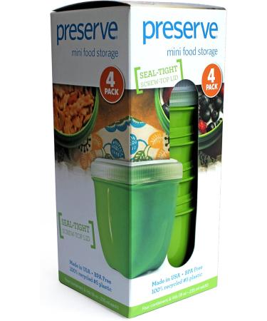 Set of 4 Apple Green Food Storage Containers - Preserves Freshness | Kitchen Supplies - Buy Online on SooperMarket.com