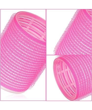 Mabufun Jumbo Hair Rollers Set Hair Rollers Self Grip Curlers For Long Hair No Heat Curlers Heatless Hair Rollers With Clips & Comb 24 Packs (Yellow Pale Red.Green Grey 24Pcs) - Buy Online on SooperMarket.com