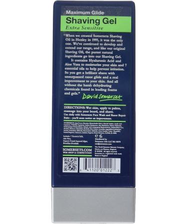 Buy Somersets Extra Sensitive Clear Hydrating Shaving Gel 200 ml - Perfect for Sensitive Skin | International Shipping Available - Buy Online on SooperMarket.com