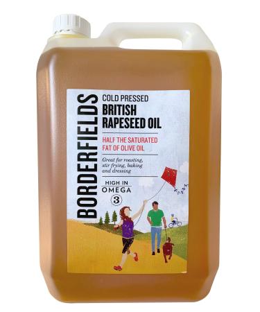 Borderfields British Cold Pressed Rapeseed Oil 5 litres