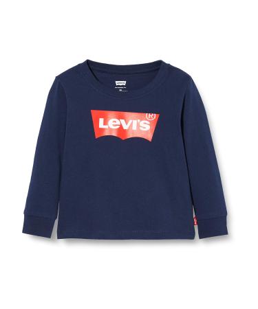Levi's Kids l/s batwing tee Baby Boys 12 Months Dress Blues