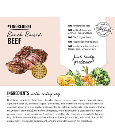 The Honest Kitchen Butcher Block Pt Wet Dog Food - Beef, Cheddar, Farm Veggies - Buy Online on SooperMarket.com